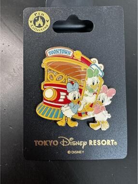 April, May, And June On Toontown Trolley Tokyo Disneyland Pin